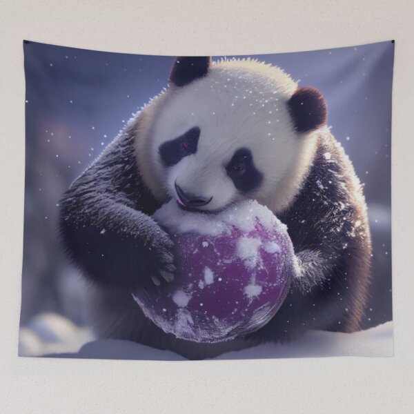 Item preview, Panda playing with a ball designed and sold by MaryAnn84.