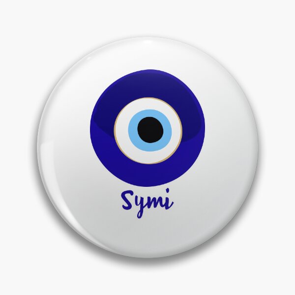 Item preview, SYMI - GREECE, EVIL EYE, Mati blue white. designed and sold by angelisart.
