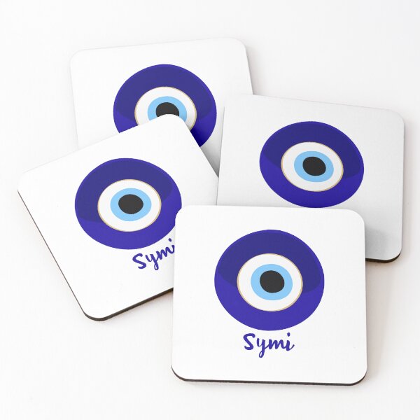 Item preview, SYMI - GREECE, EVIL EYE, Mati blue white. designed and sold by angelisart.