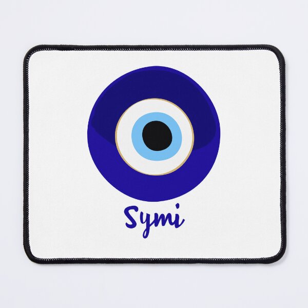 Item preview, SYMI - GREECE, EVIL EYE, Mati blue white. designed and sold by angelisart.