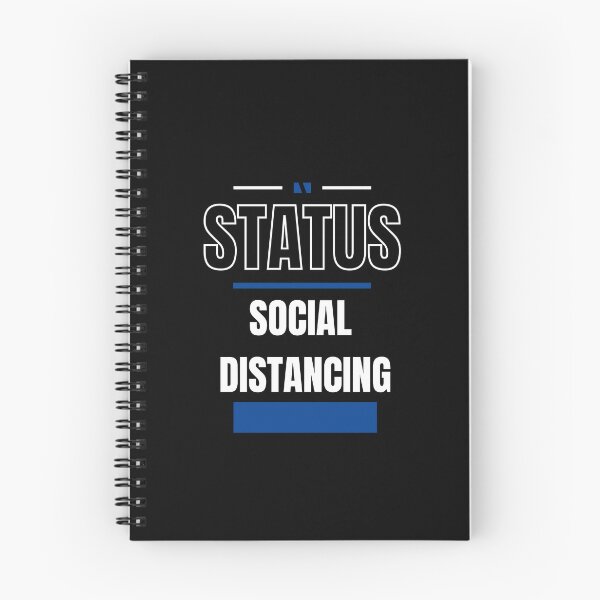 Item preview, SOCIAL DISTANCING - FUNNY AND QUIRKY RELATIONSHIP STATUS designed and sold by JakNJill.