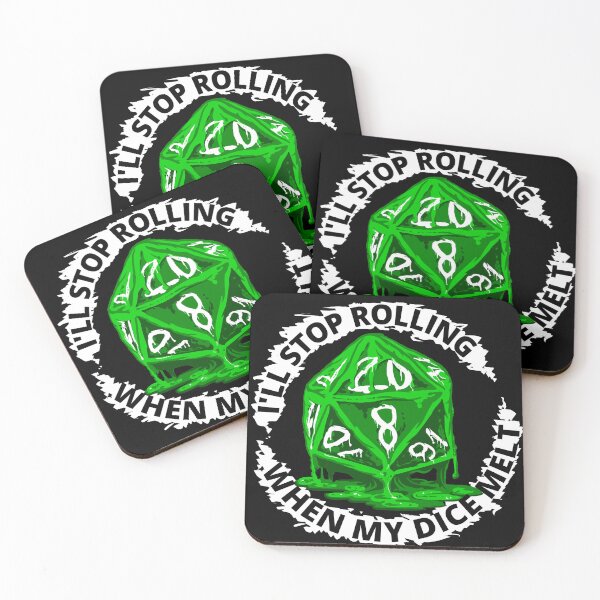 Item preview, Never Stop Rolling in goblin green designed and sold by BrimstoneAxe.