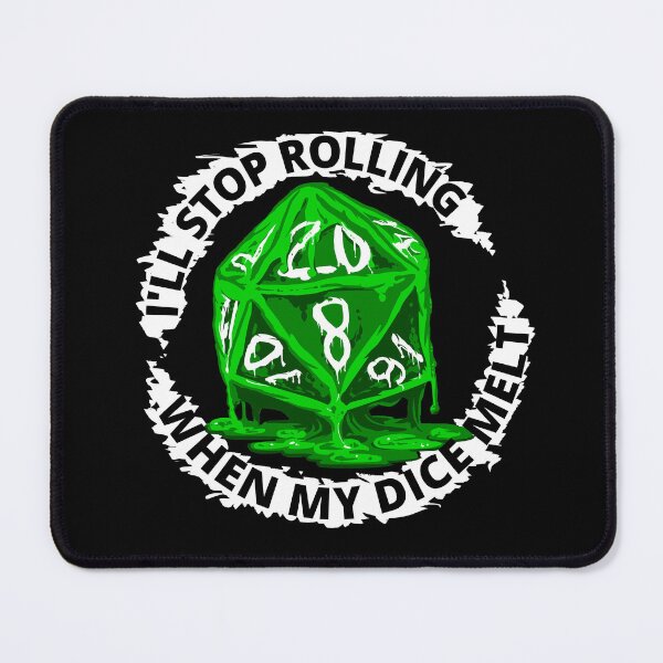 Item preview, Never Stop Rolling in goblin green designed and sold by BrimstoneAxe.