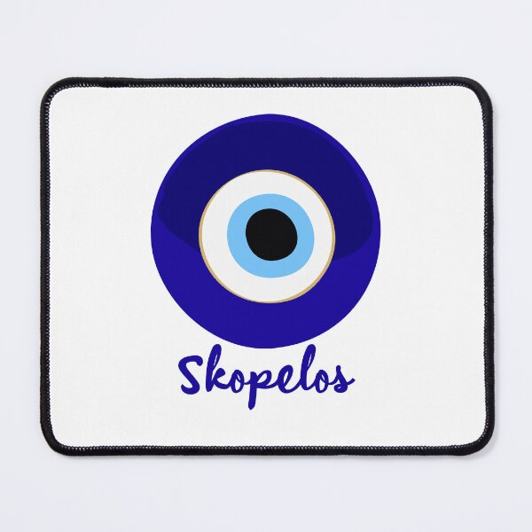Item preview, SKOPELOS - GREECE, EVIL EYE, Mati blue white. designed and sold by angelisart.