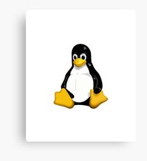 Tux Linux Canvas Print