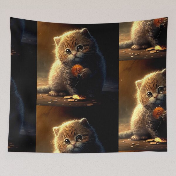 Item preview, Yes, my cat hodl's Bitcoin designed and sold by CryptoBeings.