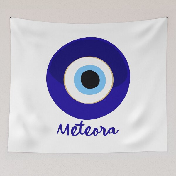 Item preview, METEORA - GREECE, EVIL EYE, Mati blue white. designed and sold by angelisart.