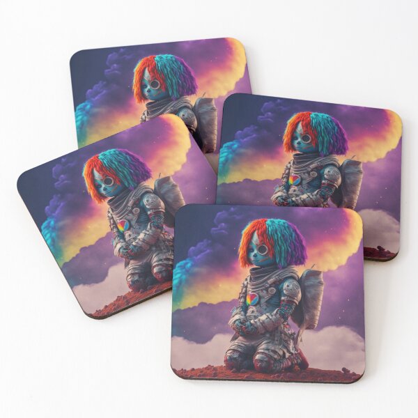 Item preview, Clown Clowns-Miniature Rainbow Clown designed and sold by letsgetinspired.