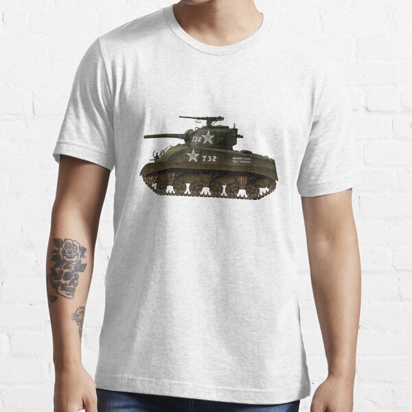Vista previa del artículo con la obra «American M4 Sherman Tank (WW2)», diseñado y vendido por GustavW.