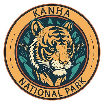 Kanha National Park India Tiger Badge