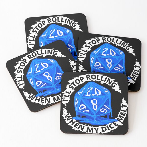 Item preview, Never Stop Rolling in cerulean dream designed and sold by BrimstoneAxe.