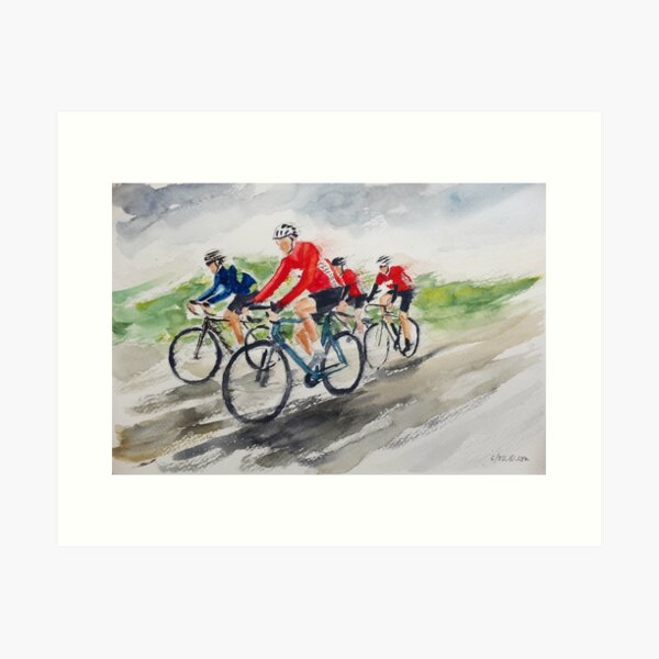 Racing home Art Print