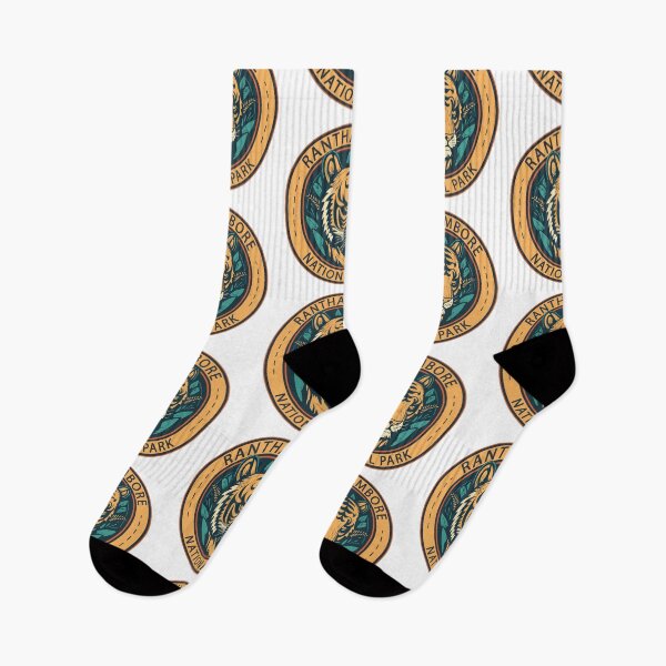 Item preview, Ranthambore National Park India Tiger Badge designed and sold by KrisSidDesigns.