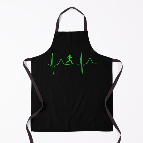 Item preview, My heart beats for running,female, monitor green designed and sold by Jeeb-Arts.