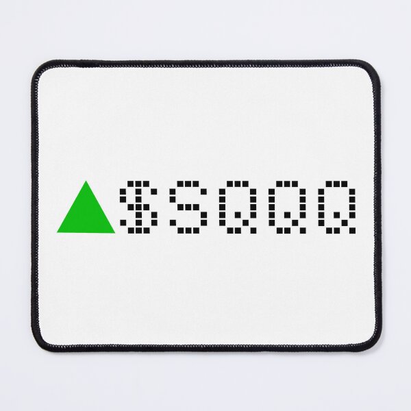 Item preview, ProShares UltraPro Short QQQ ETF - SQQQ - Stock Ticker Green - Black Font designed and sold by frankyou.