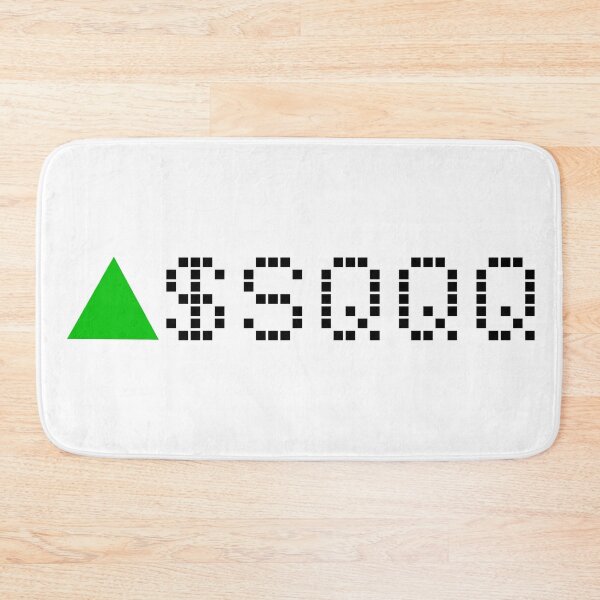 Item preview, ProShares UltraPro Short QQQ ETF - SQQQ - Stock Ticker Green - Black Font designed and sold by frankyou.