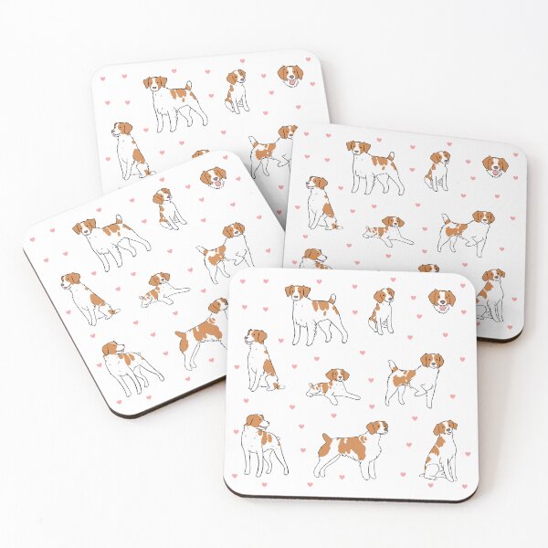 Item preview, Brittany dog cute illustration pack designed and sold by Yarafantasyart.