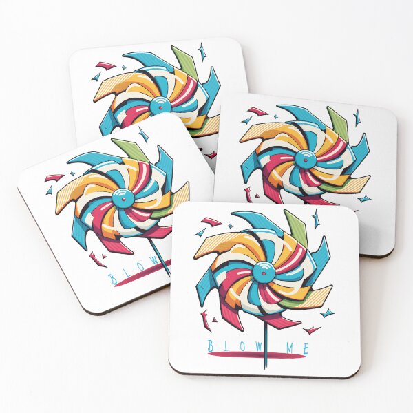 Item preview, Blow Me: A Cartoon Style Drawing Depicts the Playfulness of a Pinwheel. designed and sold by BotTastic.