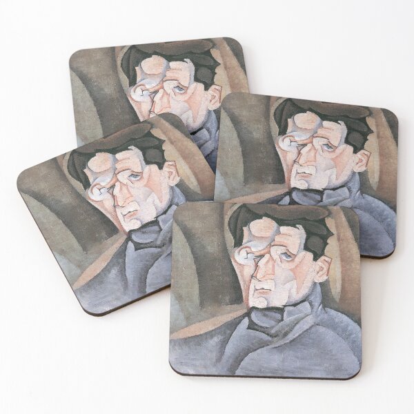 Item preview, Portrait of Maurice Raynal by Juan Gris designed and sold by TheGuestCat.