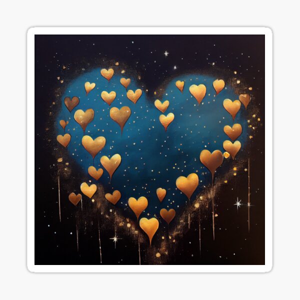 Starry Nights of love #8 Sticker