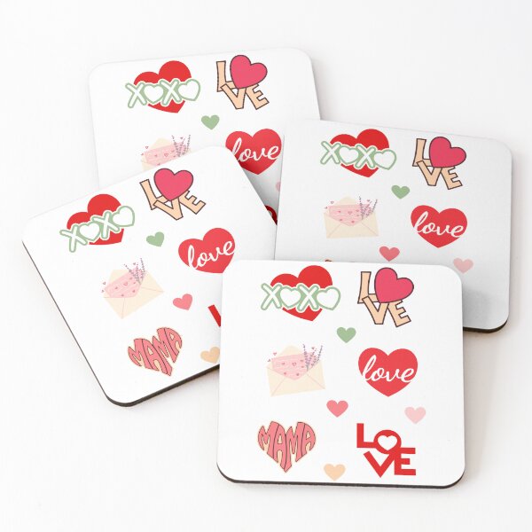 Item preview, Valentine stickers hearts designed and sold by Bossmommy84.