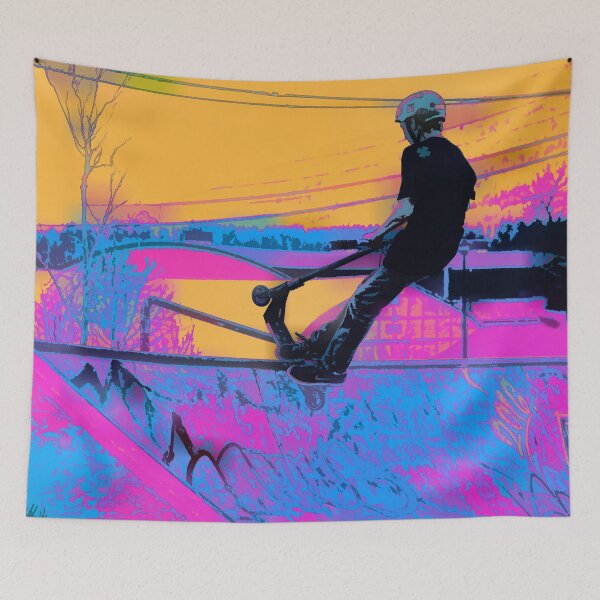 Item preview, On Edge -  Stunt Scooter Artwork designed and sold by NaturePrints.