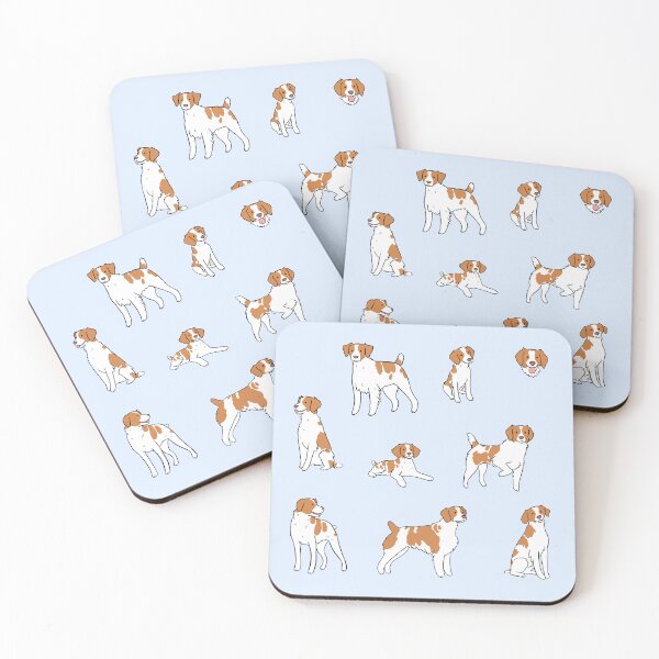 Item preview, Brittany dog cute illustration pack designed and sold by Yarafantasyart.