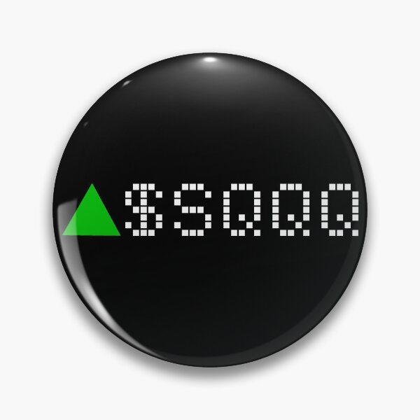 Item preview, ProShares UltraPro Short QQQ ETF - SQQQ - Stock Ticker Green - White Font designed and sold by frankyou.