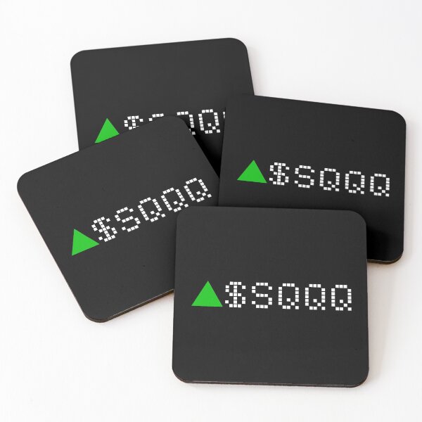 Item preview, ProShares UltraPro Short QQQ ETF - SQQQ - Stock Ticker Green - White Font designed and sold by frankyou.