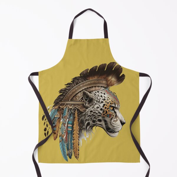 Item preview, Head of an Aztec Jaguar Warrior Skull Mexican Ancient Mythology designed and sold by CoyoteStudio.