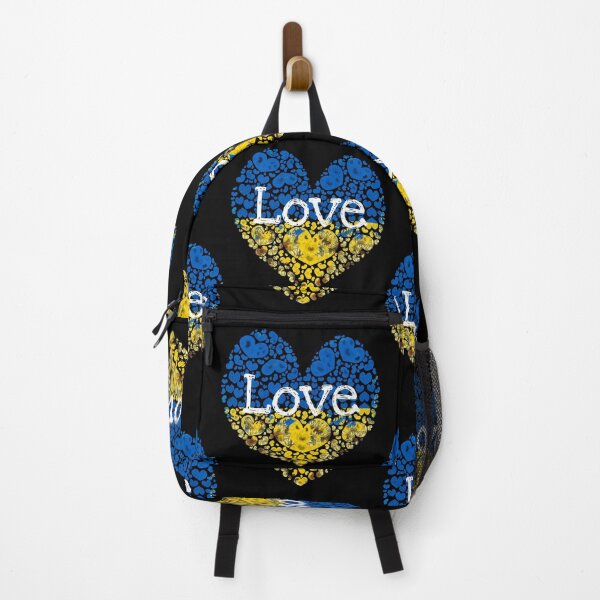 Item preview, Love Ukraine Heart Ukrainians Floral Ukrainian Flag designed and sold by r-silver.