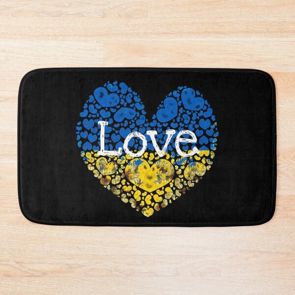 Item preview, Love Ukraine Heart Ukrainians Floral Ukrainian Flag designed and sold by r-silver.