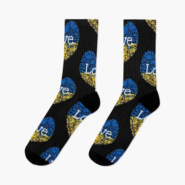 Item preview, Love Ukraine Heart Ukrainians Floral Ukrainian Flag designed and sold by r-silver.