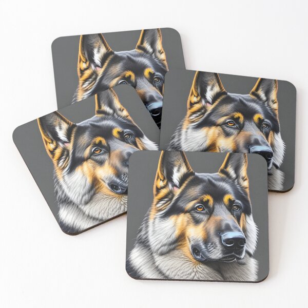 Item preview, German shepherd, charcoal drawing 4, Ai Generated Art  designed and sold by ACC .