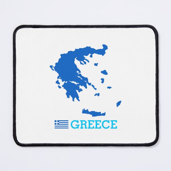 Item preview, GREECE BLUE MAP designed and sold by angelisart.