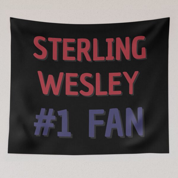 Item preview, Sterling Wesley #1 Fan designed and sold by Rybariuns.
