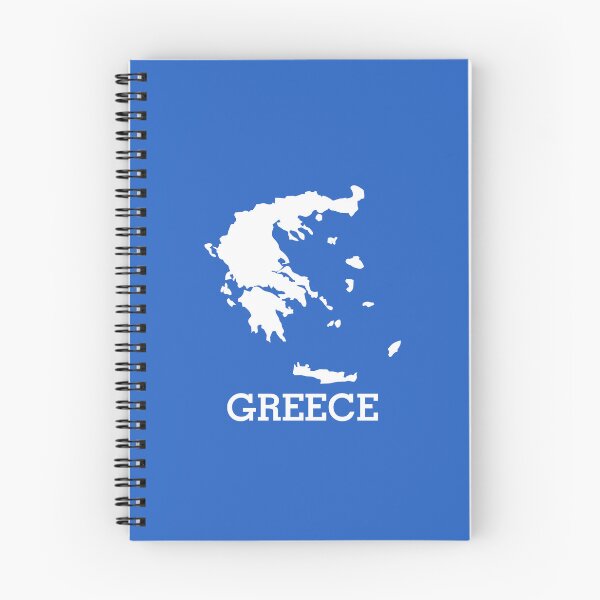 Item preview, GREECE WHITE MAP designed and sold by angelisart.