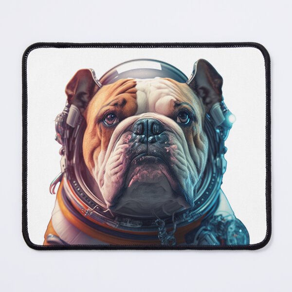 Item preview, Bulldog Dog astronaut designed and sold by PurpleHydrogen.