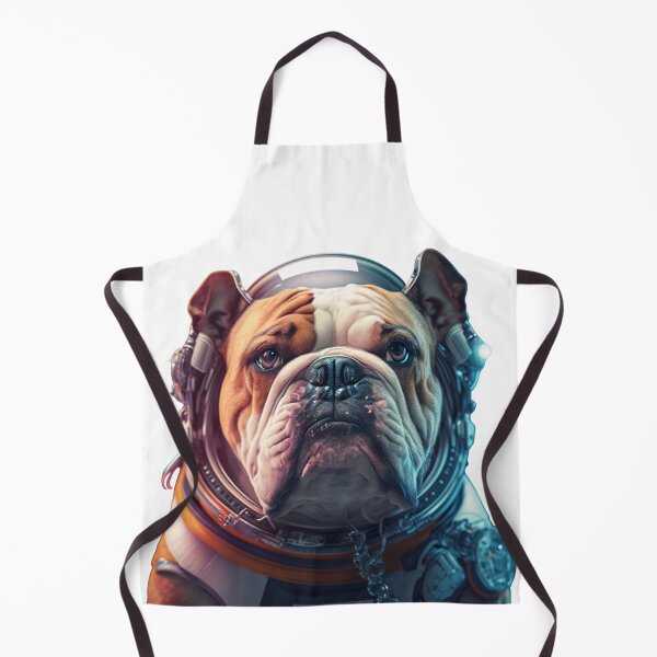 Item preview, Bulldog Dog astronaut designed and sold by PurpleHydrogen.
