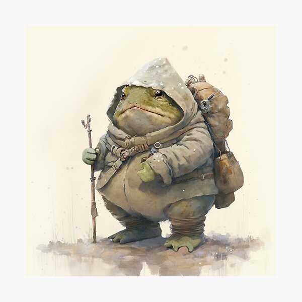 Nomadnimals Series : Frog Photographic Print