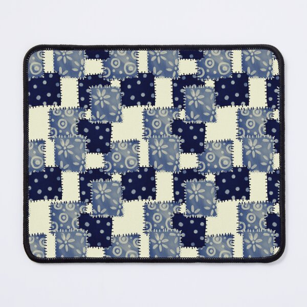 Artikelvorschau, Vintage Patchwork blauer Ton entworfen und verkauft von Sasidenidesign.