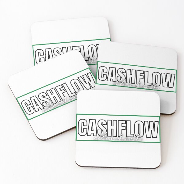 Item preview, CASHFLOW Mindset white background poster modified  designed and sold by KingsManKind.