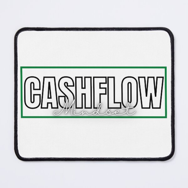 Item preview, CASHFLOW Mindset white background poster modified  designed and sold by KingsManKind.