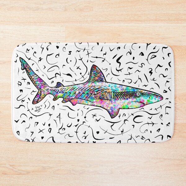 Item preview, SHARK watercolor and ink portrait .2 designed and sold by lautir.