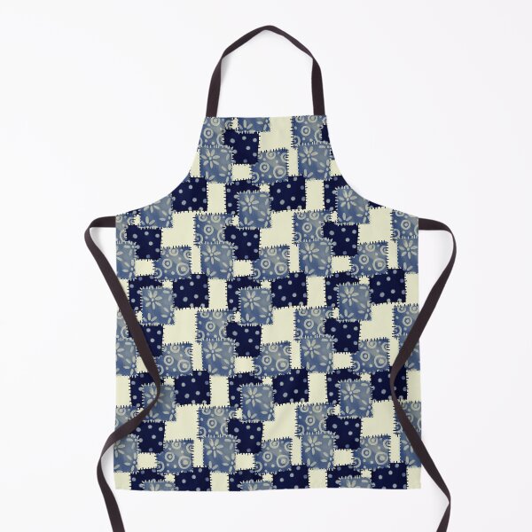 Item preview, Vintage Patchwork Blue Tone designed and sold by Sasidenidesign.
