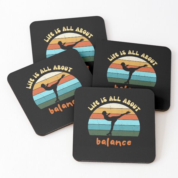 Item preview, Ice Skating - Life is All About Balance Retro  designed and sold by SiYDesigns.