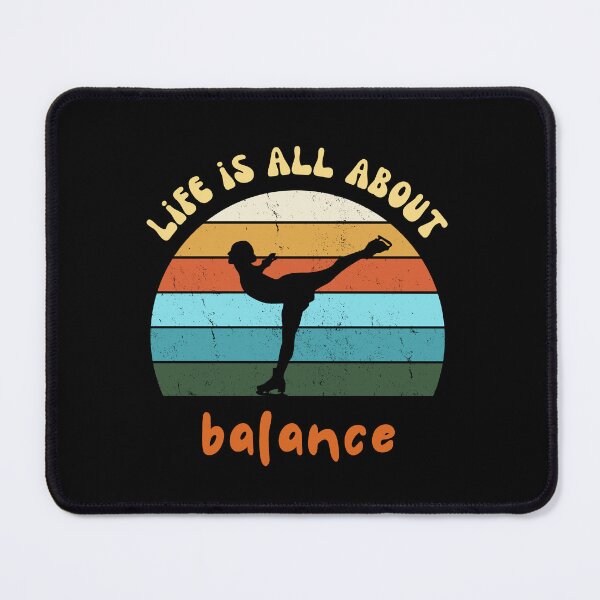 Item preview, Ice Skating - Life is All About Balance Retro designed and sold by SiYDesigns.
