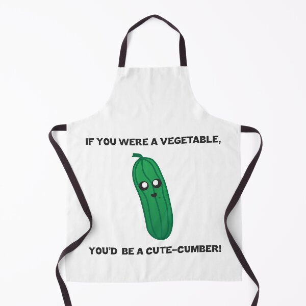 Item preview, Cute-cumber Cucumber Vegetable Cheesy Pick Up Line Pun designed and sold by M-L-Creations.