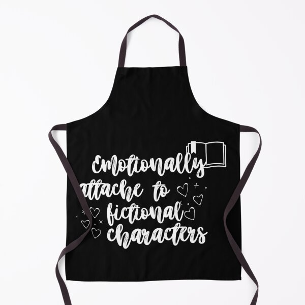 Item preview, Emotionally attached to fictional characters - funny book lovers designed and sold by Hoetoons.
