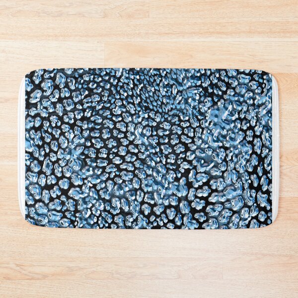 Item preview, 3D dark blue leopard print design,Animal skin background designed and sold by oyonni design.
